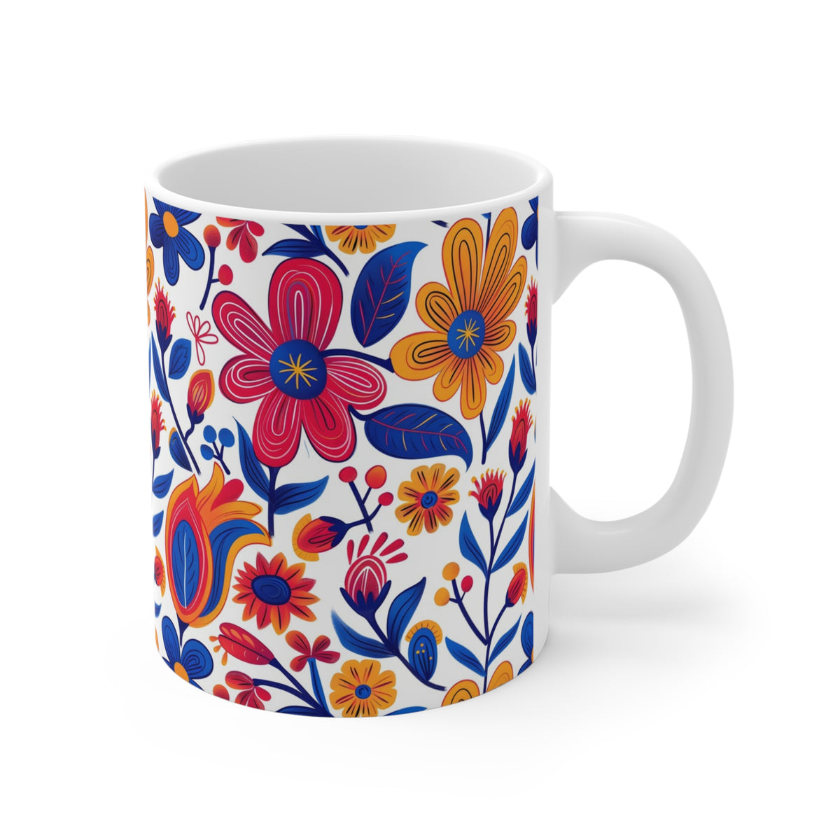 Groove Floral Bohemian Coffee Mug – Perfect for Free Spirits  (24)