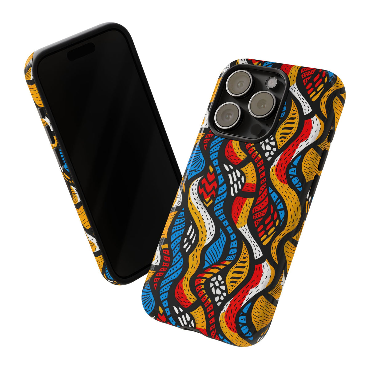 Stylish African Pattern Phone Case – Unique and Vibrant Protection 155