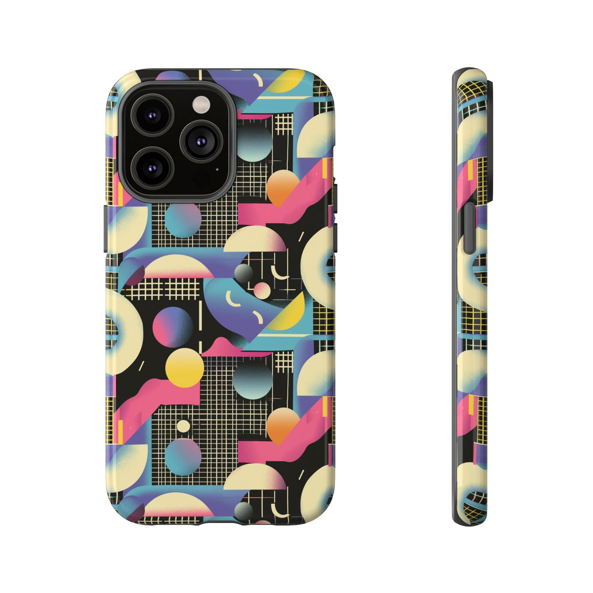 Retro 80s Seamless Phone Case – Vintage Style Meets Modern Protection 227