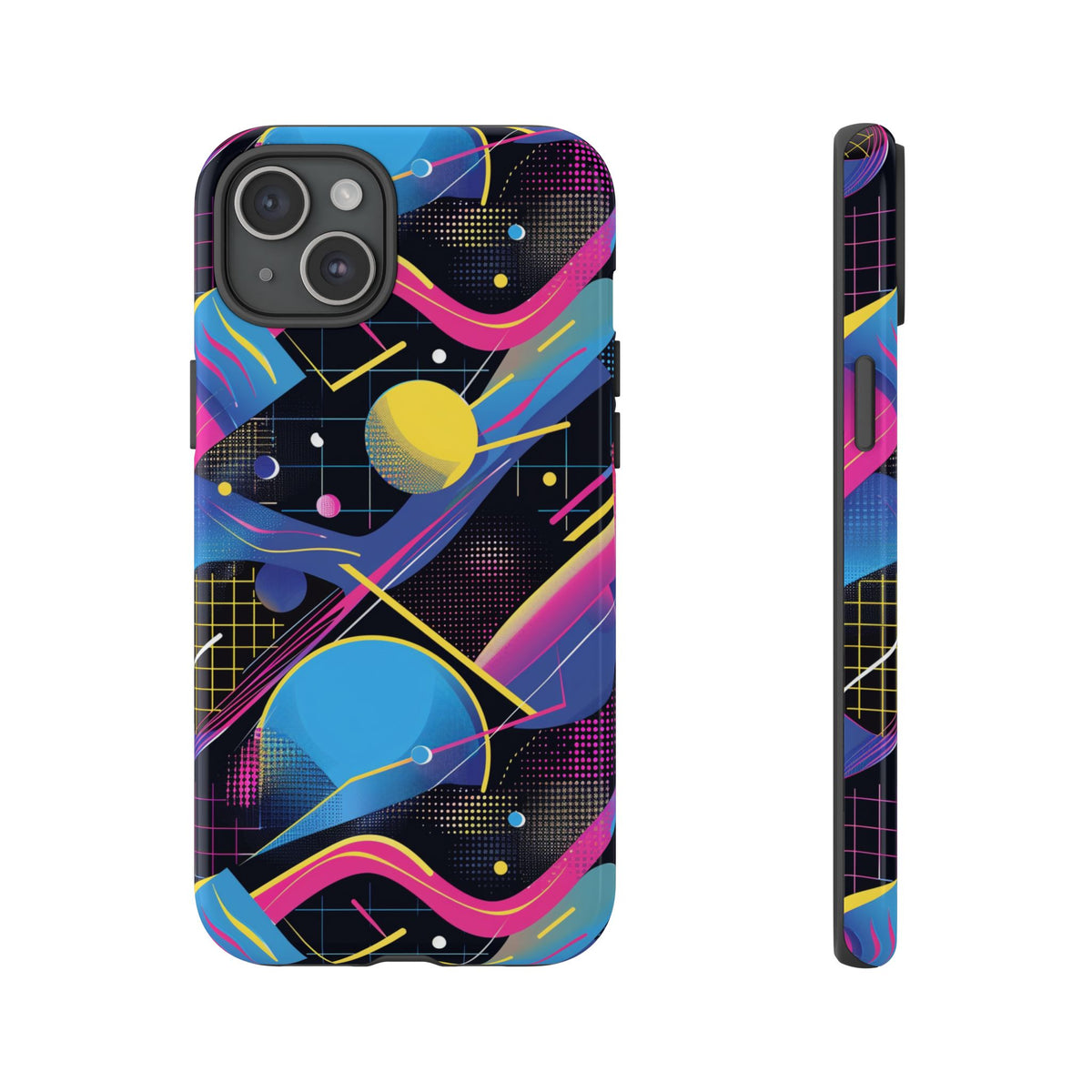 Retro 80s Seamless Phone Case – Vintage Style Meets Modern Protection 14