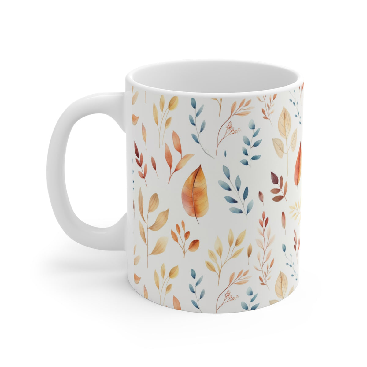 Various Watercolor Design All Over Coffee Mug – Unique Artistic Ceramic Coffee Cup 121