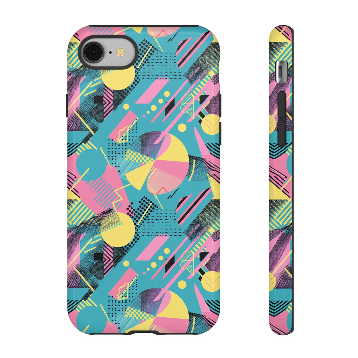 Retro 80s Seamless Phone Case – Vintage Style Meets Modern Protection 083