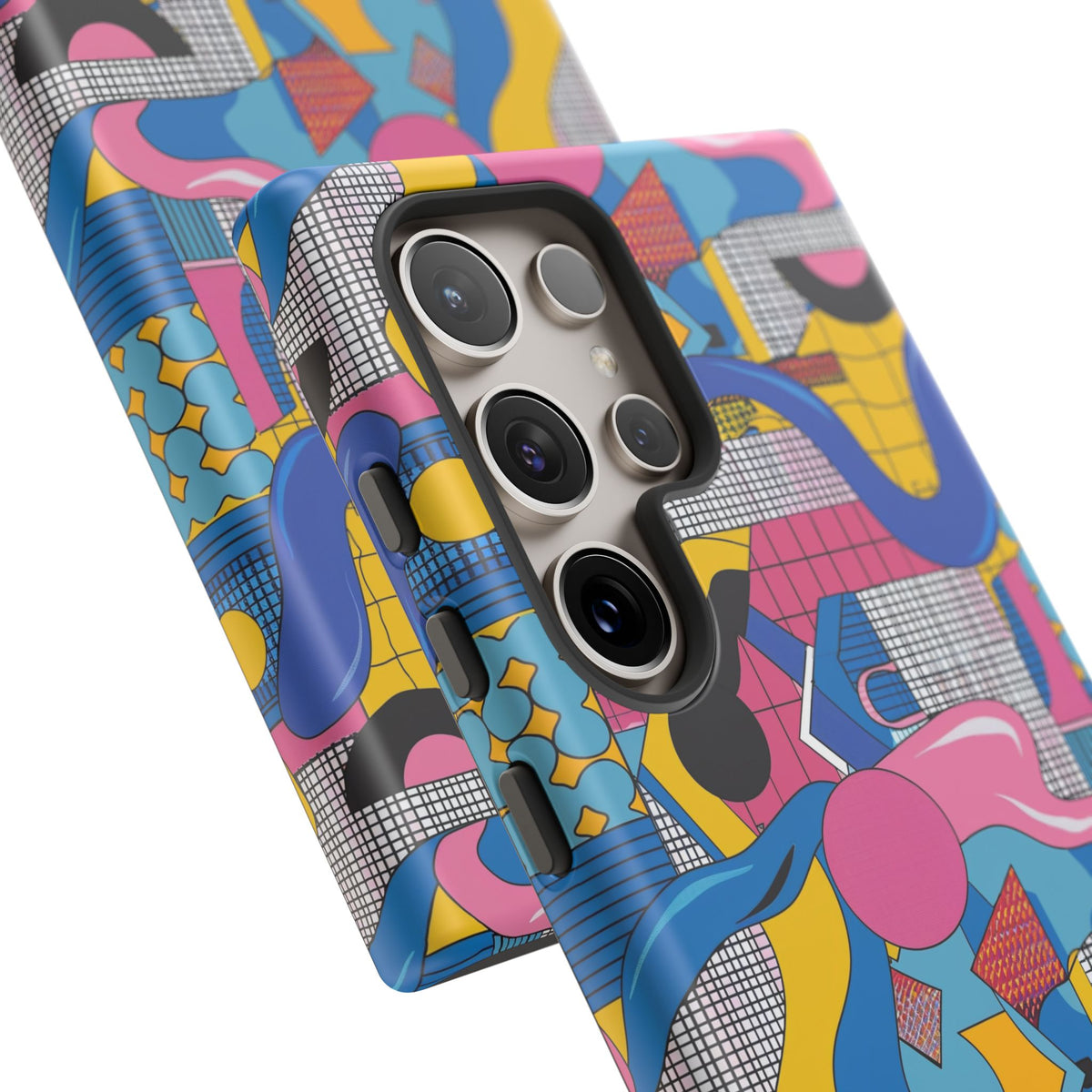 90s Themed Seamless Pattern Phone Case – Embrace Retro Style and Protection 224