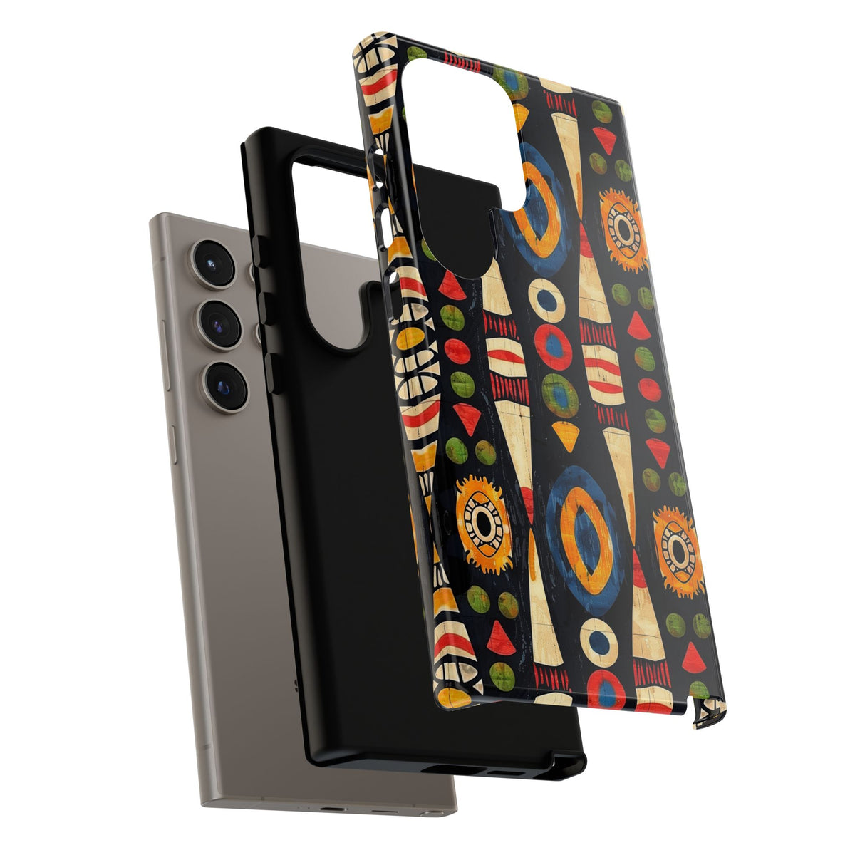 Stylish African Pattern Phone Case – Unique and Vibrant Protection 165