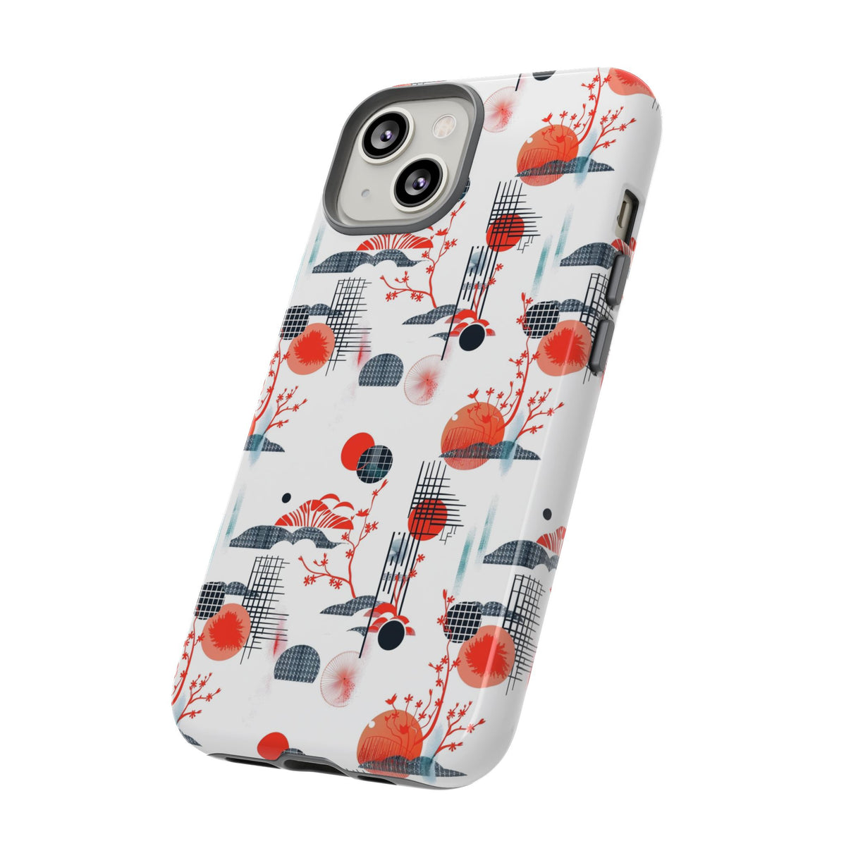 Japanese Pattern Phone Case – Elegant & Timeless Design for Your Phone 082