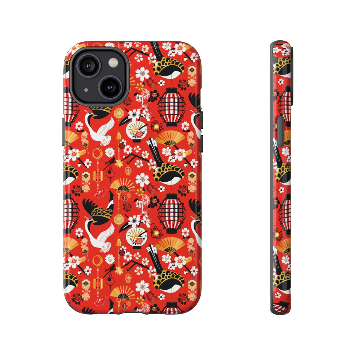 Japanese Pattern Phone Case – Elegant & Timeless Design for Your Phone 056