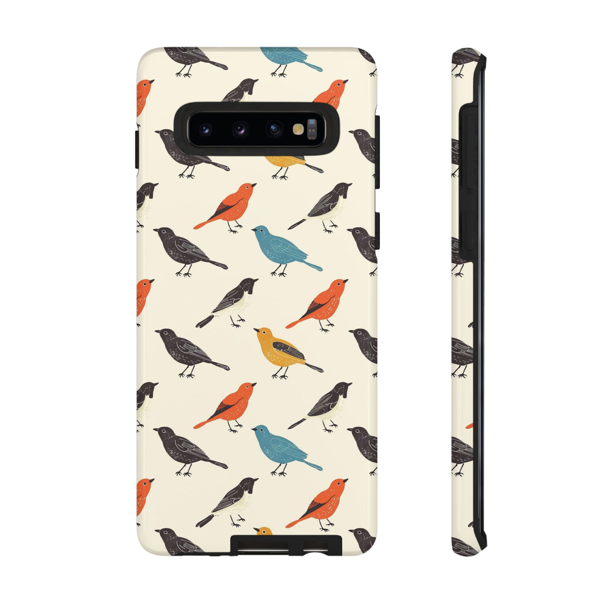 Birds Seamless Pattern Phone Case – Elegant and Timeless Avian Design 5