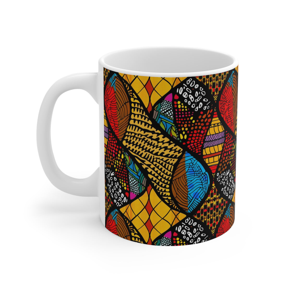 All-Over African Pattern Coffee Mug 704