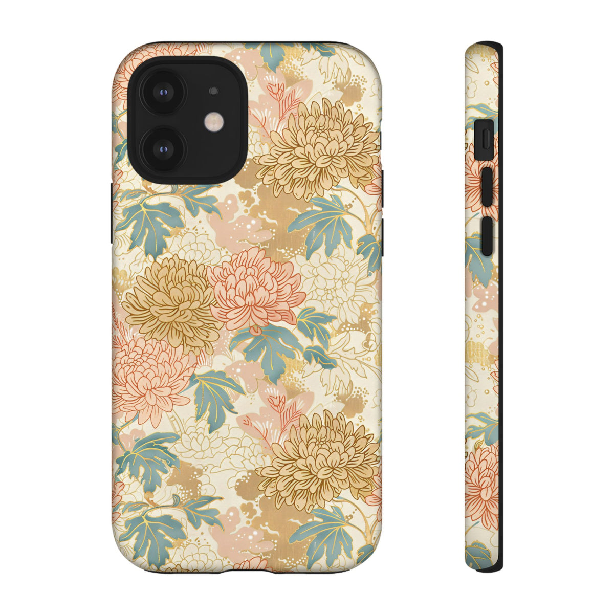 Japanese Blossom Asian Floral Design Phone Case – Elegant Floral Phone Cover