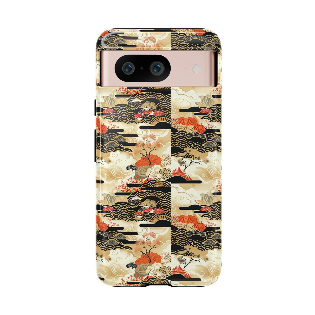 Japanese Pattern Phone Case – Elegant & Timeless Design for Your Phone 123