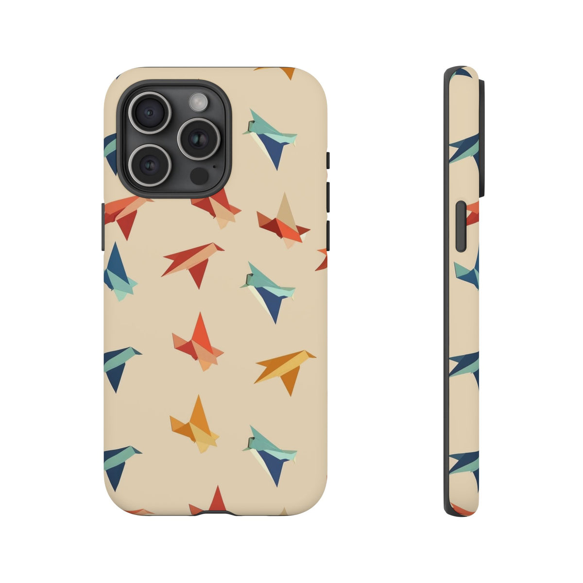 Birds Seamless Pattern Phone Case – Elegant and Timeless Avian Design 4