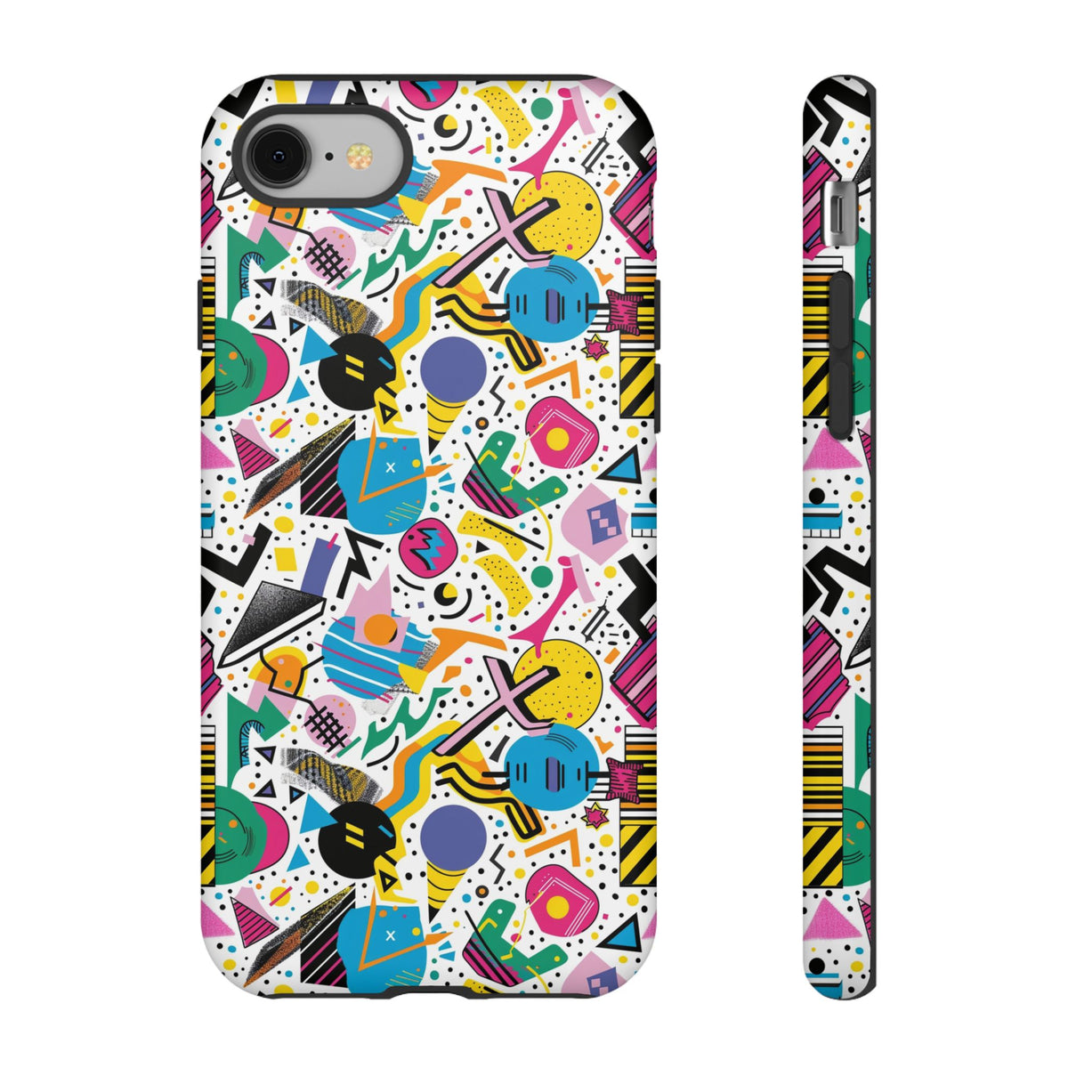 90s Themed Seamless Pattern Phone Case – Embrace Retro Style and Protection 225