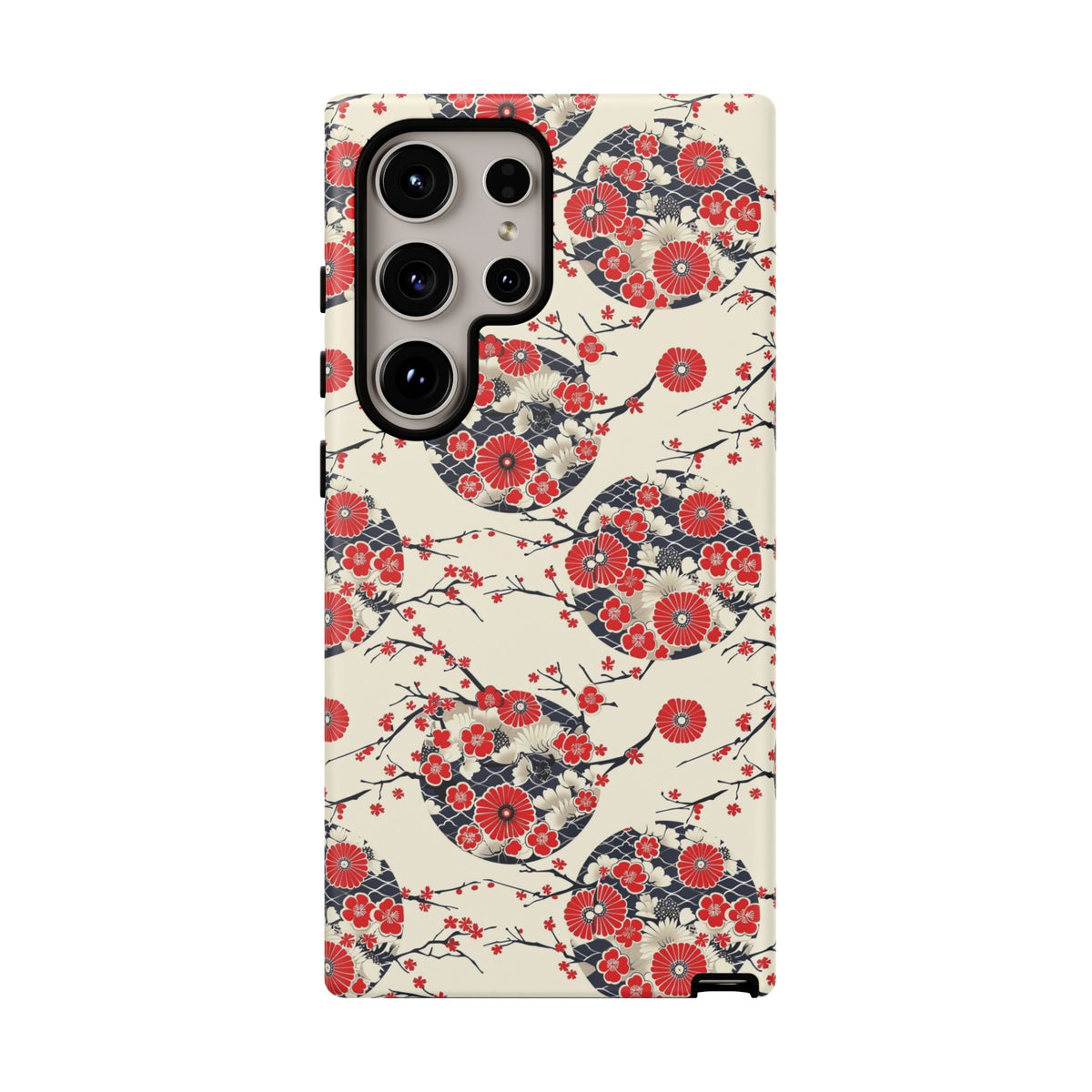 Japanese Pattern Phone Case – Elegant & Timeless Design for Your Phone 138