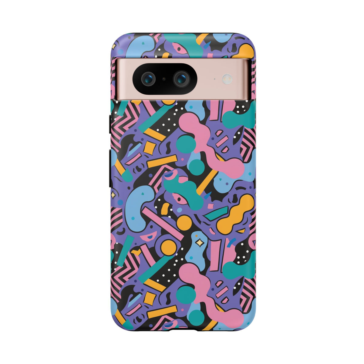 90s Themed Seamless Pattern Phone Case – Embrace Retro Style and Protection 234