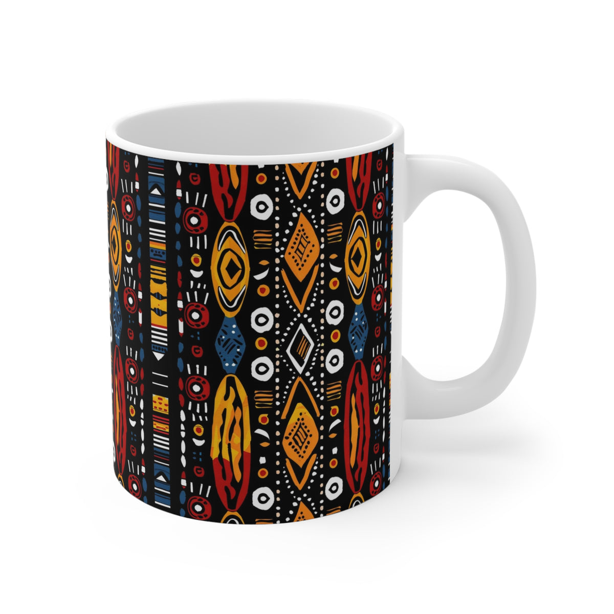 All-Over African Pattern Coffee Mug 603