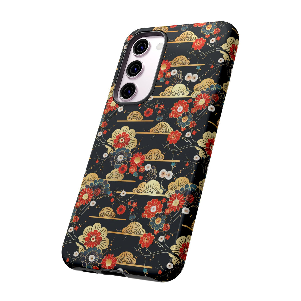 Japanese Pattern Phone Case – Elegant & Timeless Design for Your Phone 063