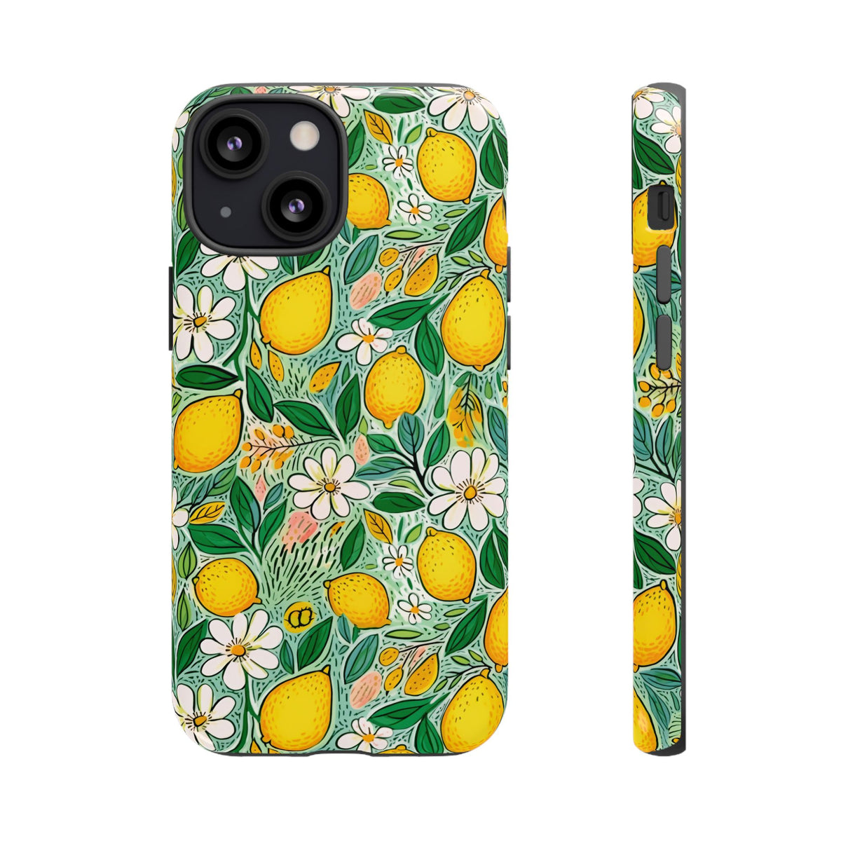 Cute Summer Lemons Phone Case – Refreshing Citrus Design for Your Phone 3