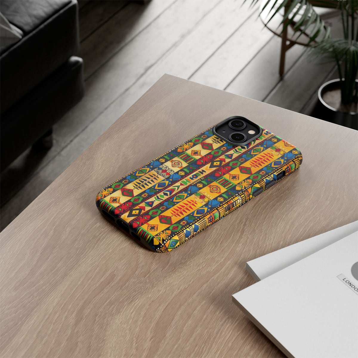 Stylish African Pattern Phone Case – Unique and Vibrant Protection 163