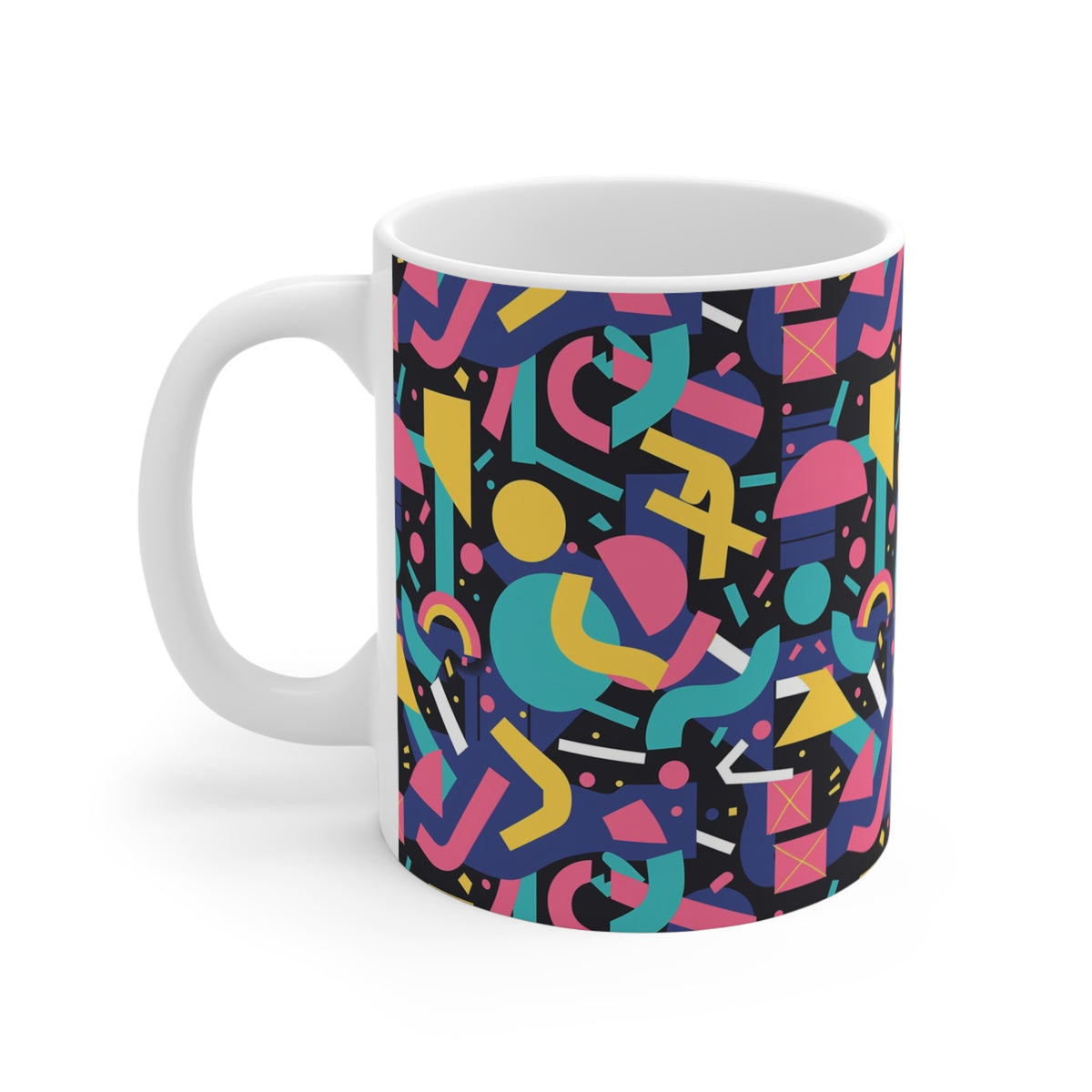 90s Retro Coffee Mug - Full Wrap Design 550