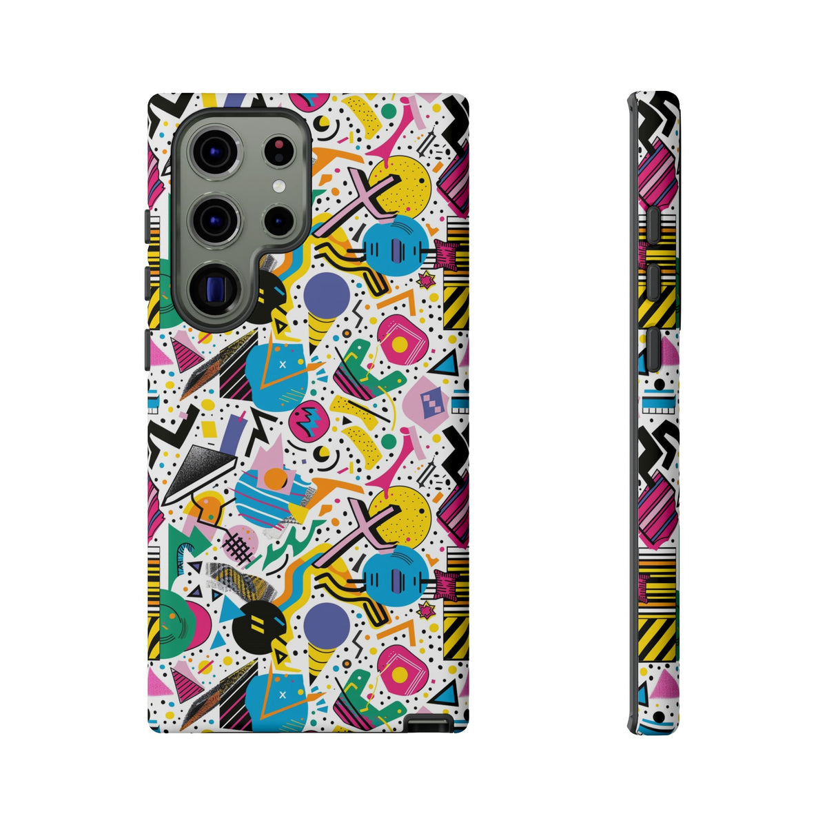 90s Themed Seamless Pattern Phone Case – Embrace Retro Style and Protection 225