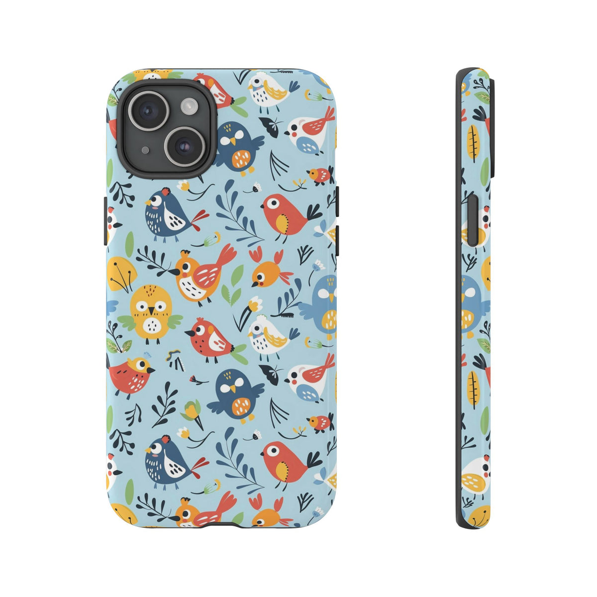 Birds Seamless Pattern Phone Case – Elegant and Timeless Avian Design 7