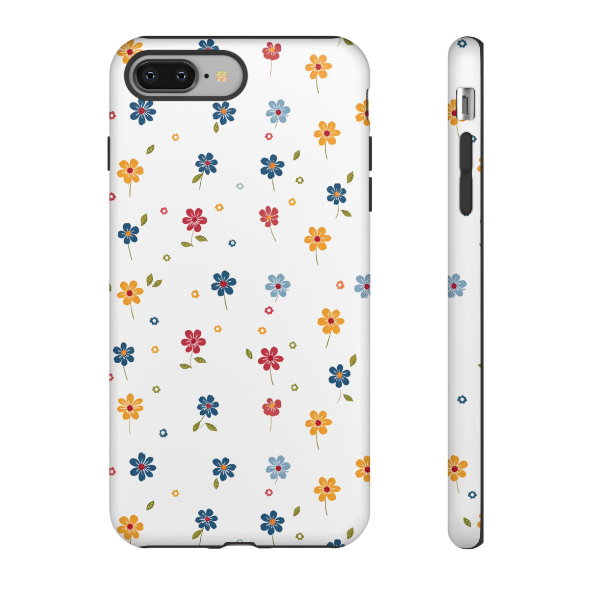 Wild Flowers Garden Stitch Phone Case – Nature-Inspired Floral Design