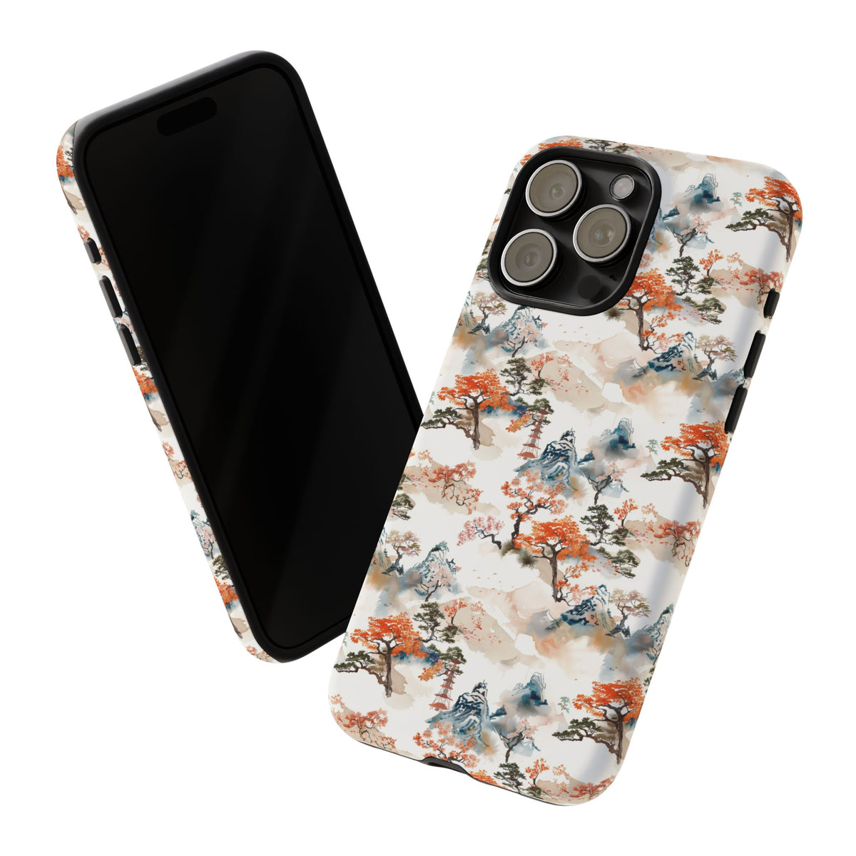 Japanese Pattern Phone Case – Elegant & Timeless Design for Your Phone 506