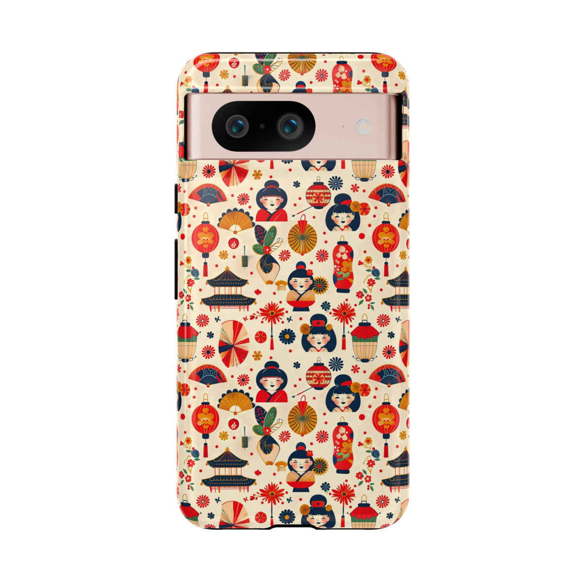 Japanese Pattern Phone Case – Elegant & Timeless Design for Your Phone 090