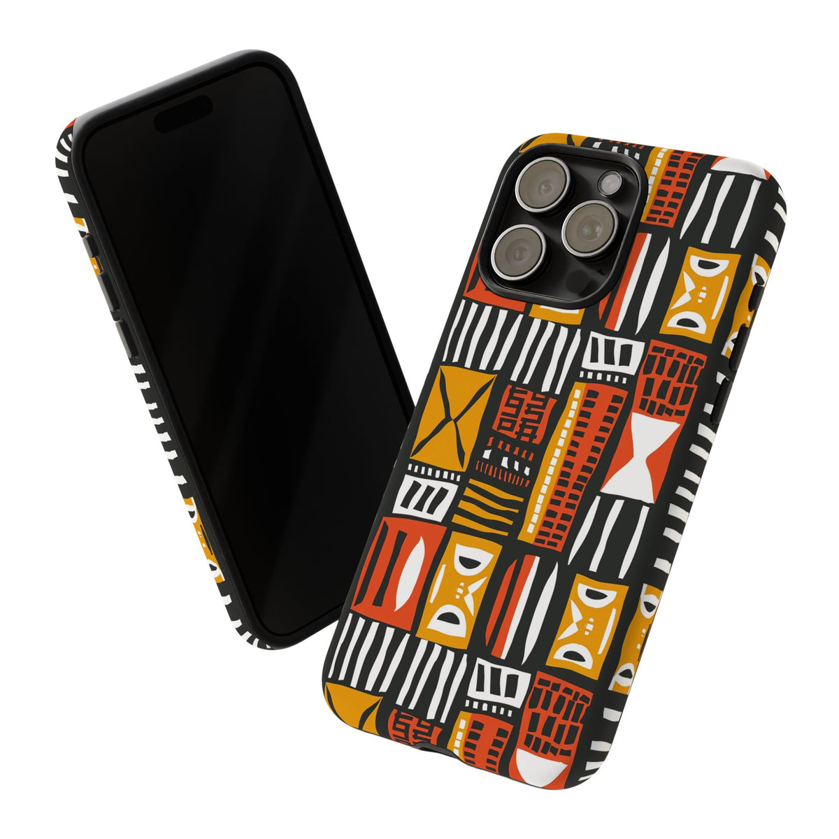 Stylish African Pattern Phone Case – Unique and Vibrant Protection 136