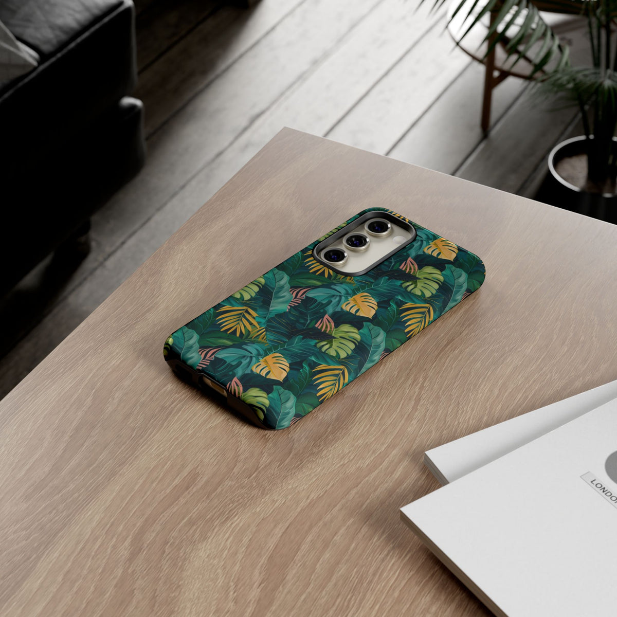 Jungle Pattern Phone Case – Exotic & Lush Design for Your Phone 337