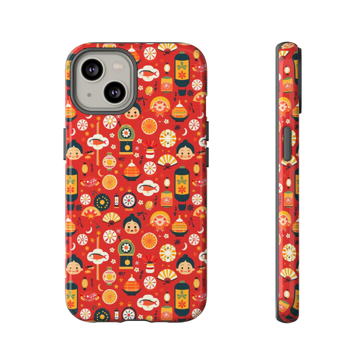 Japanese Pattern Phone Case – Elegant & Timeless Design for Your Phone 087