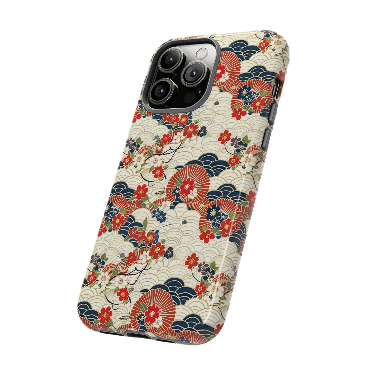 Japanese Pattern Phone Case – Elegant & Timeless Design for Your Phone 124