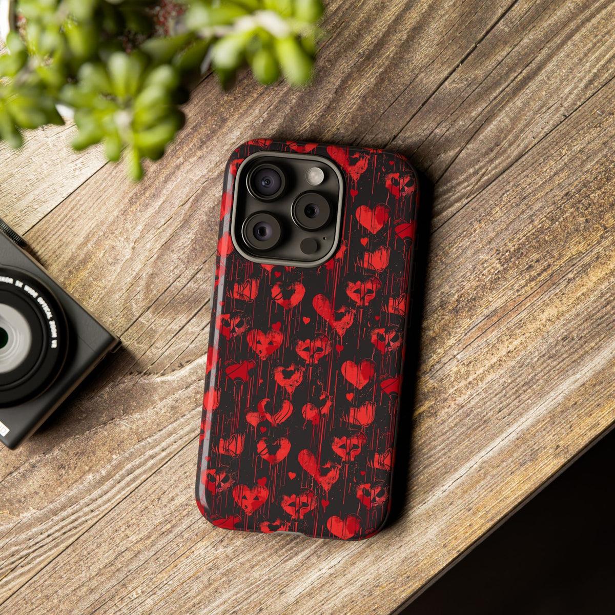 Heart Pattern Phone Case – Stylish & Loving Design for Your Device 825