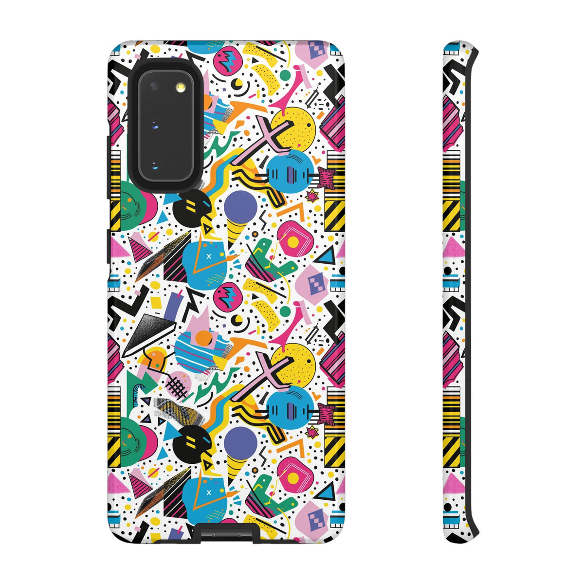 90s Themed Seamless Pattern Phone Case – Embrace Retro Style and Protection 225