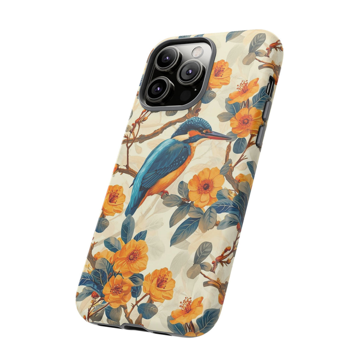 Birds Seamless Pattern Phone Case – Elegant and Timeless Avian Design