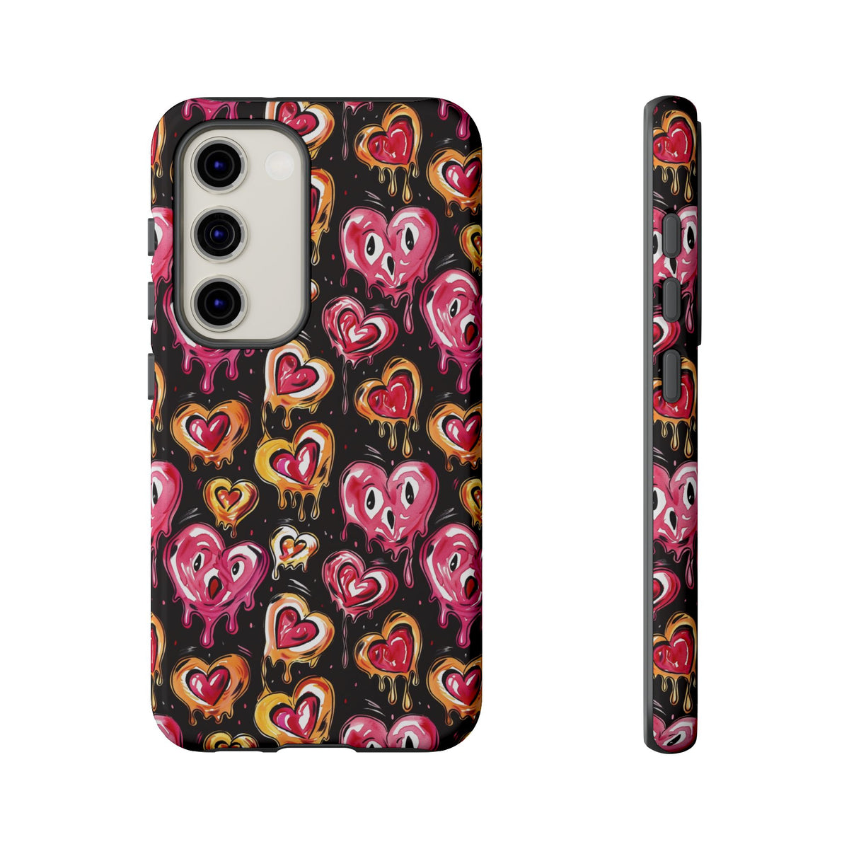 Heart Pattern Phone Case – Stylish & Loving Design for Your Device 361