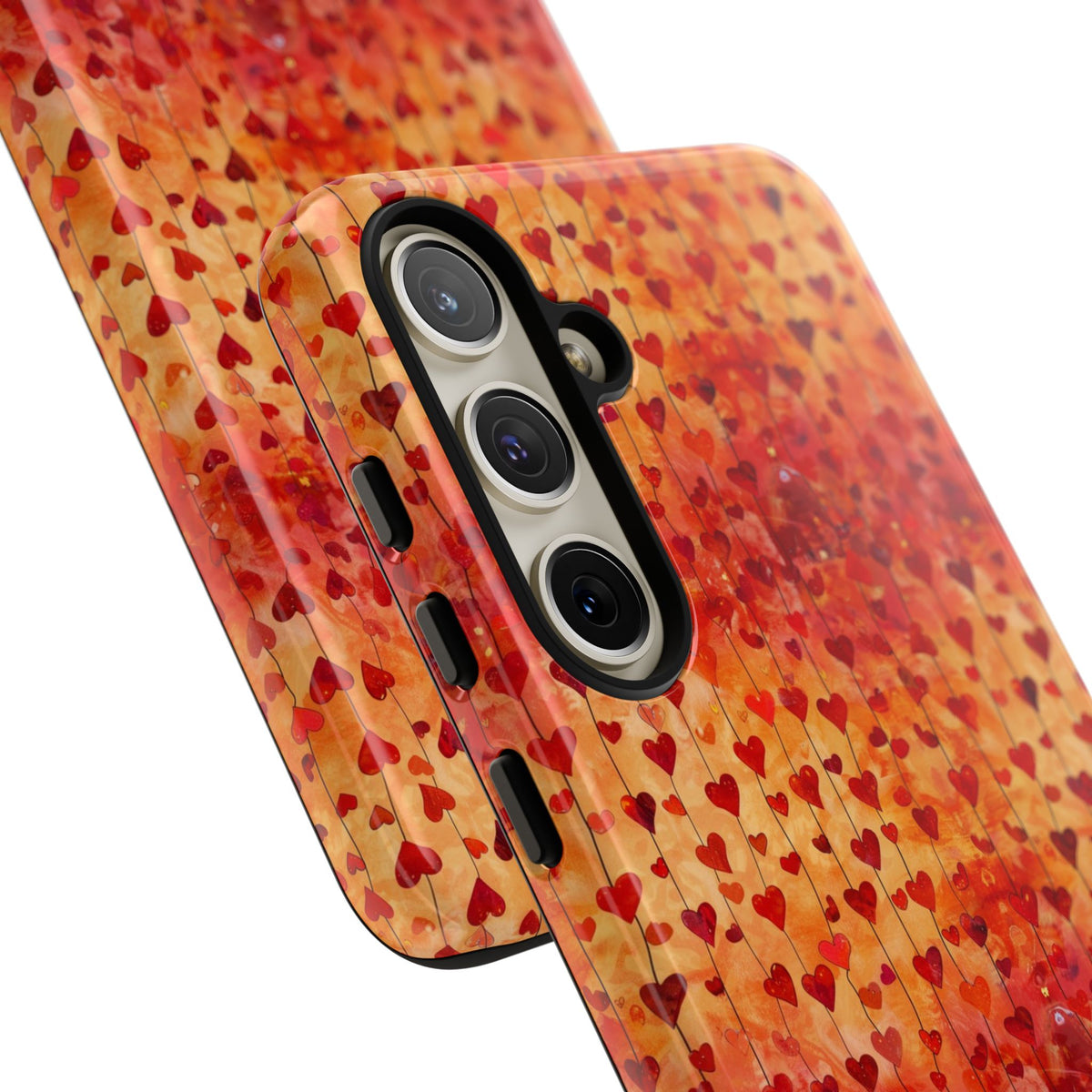 Heart Pattern Phone Case – Stylish & Loving Design for Your Device 827