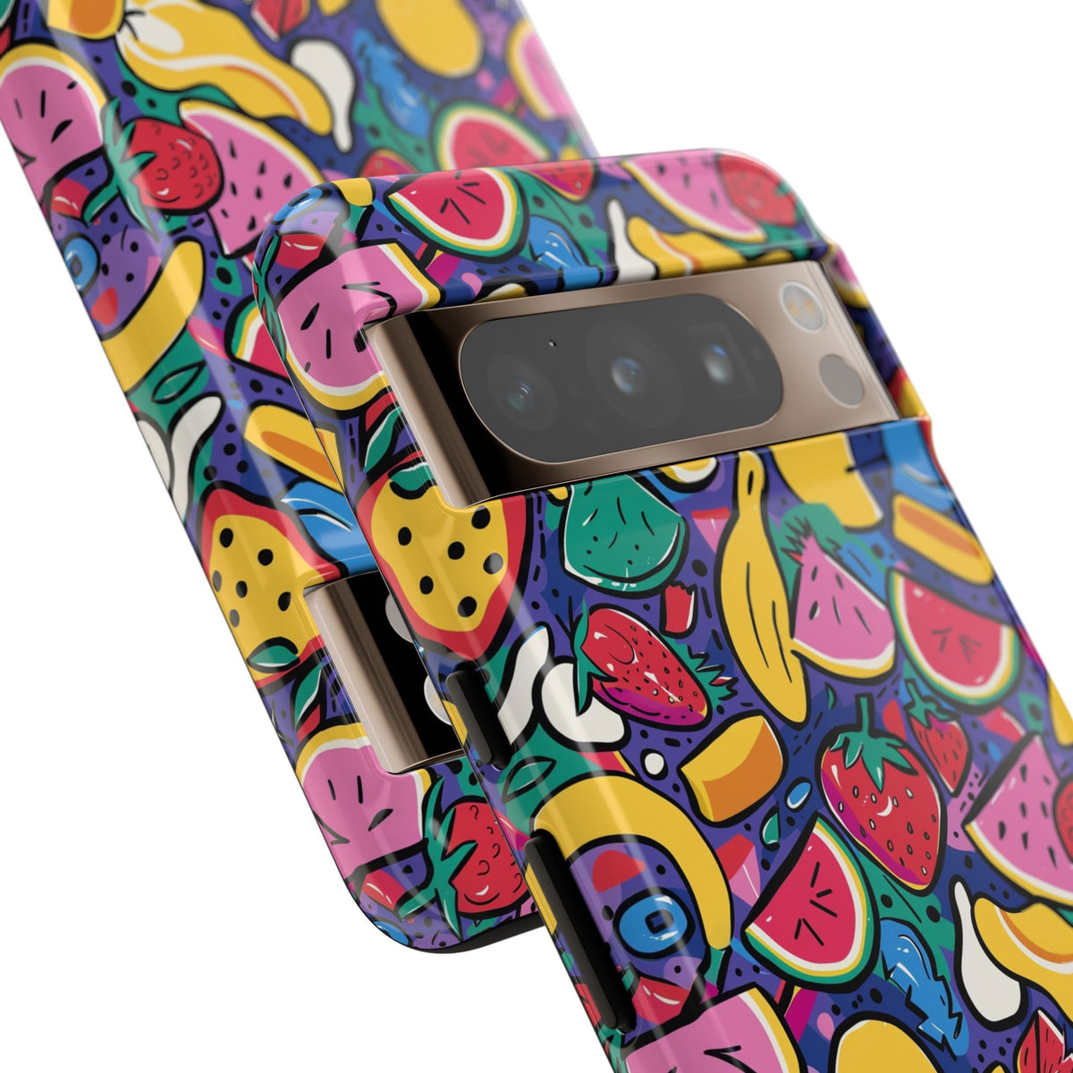 90s Themed Seamless Pattern Phone Case – Embrace Retro Style and Protection 316