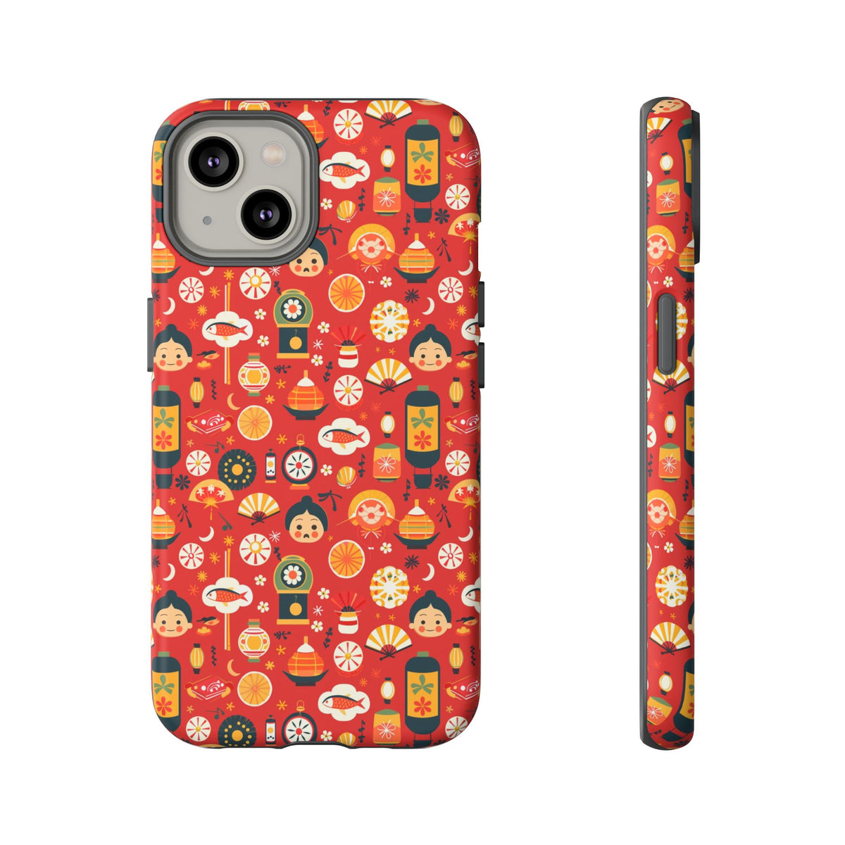 Japanese Pattern Phone Case – Elegant & Timeless Design for Your Phone 087