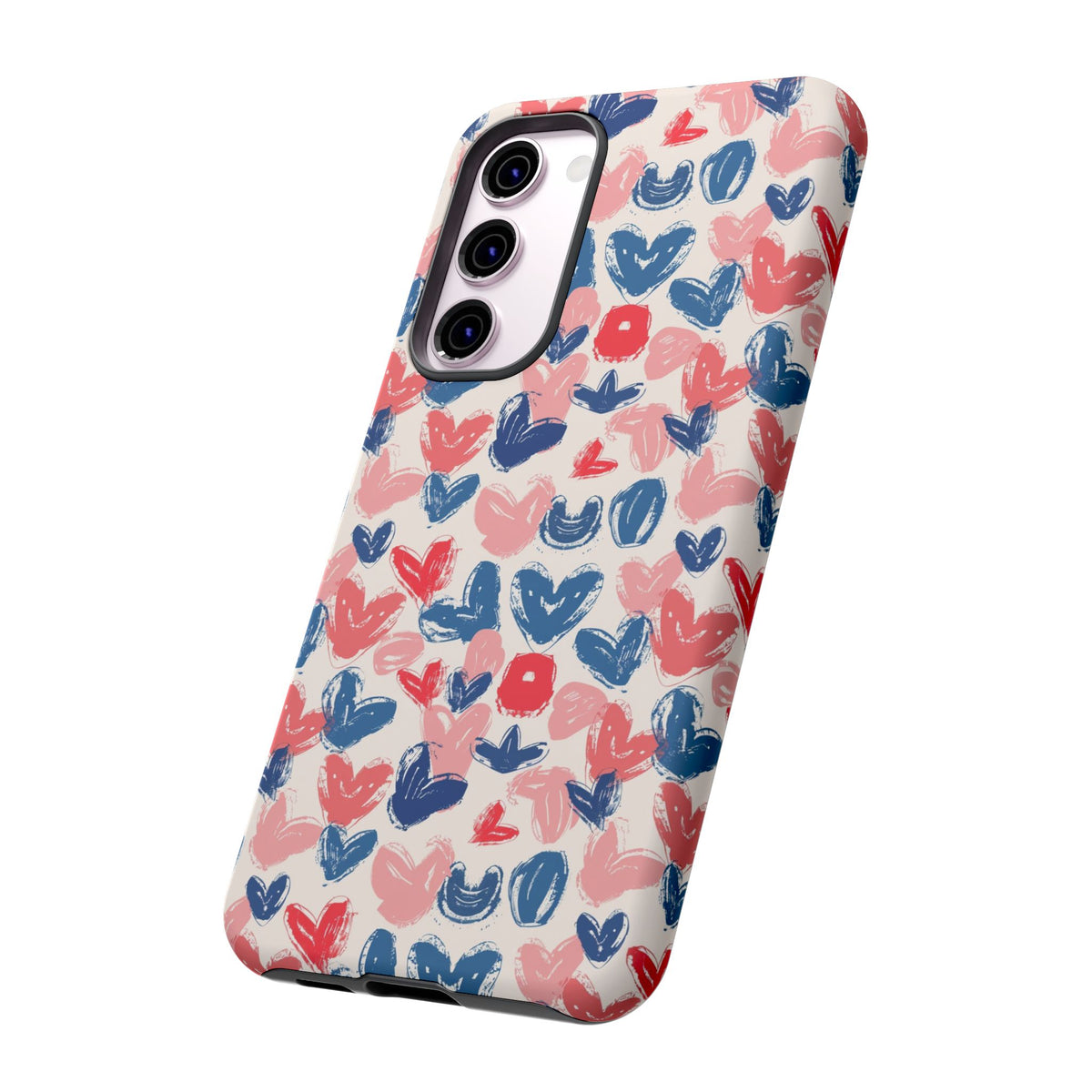 Heart Pattern Phone Case – Stylish & Loving Design for Your Device 354