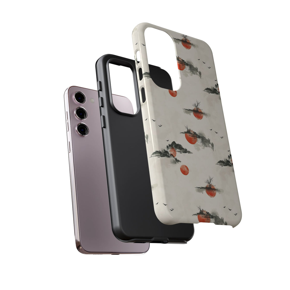 Japanese Pattern Phone Case – Elegant & Timeless Design for Your Phone 502