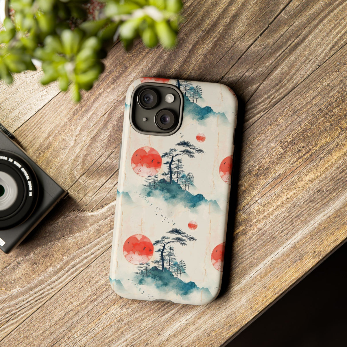 Japanese Pattern Phone Case – Elegant & Timeless Design for Your Phone 055