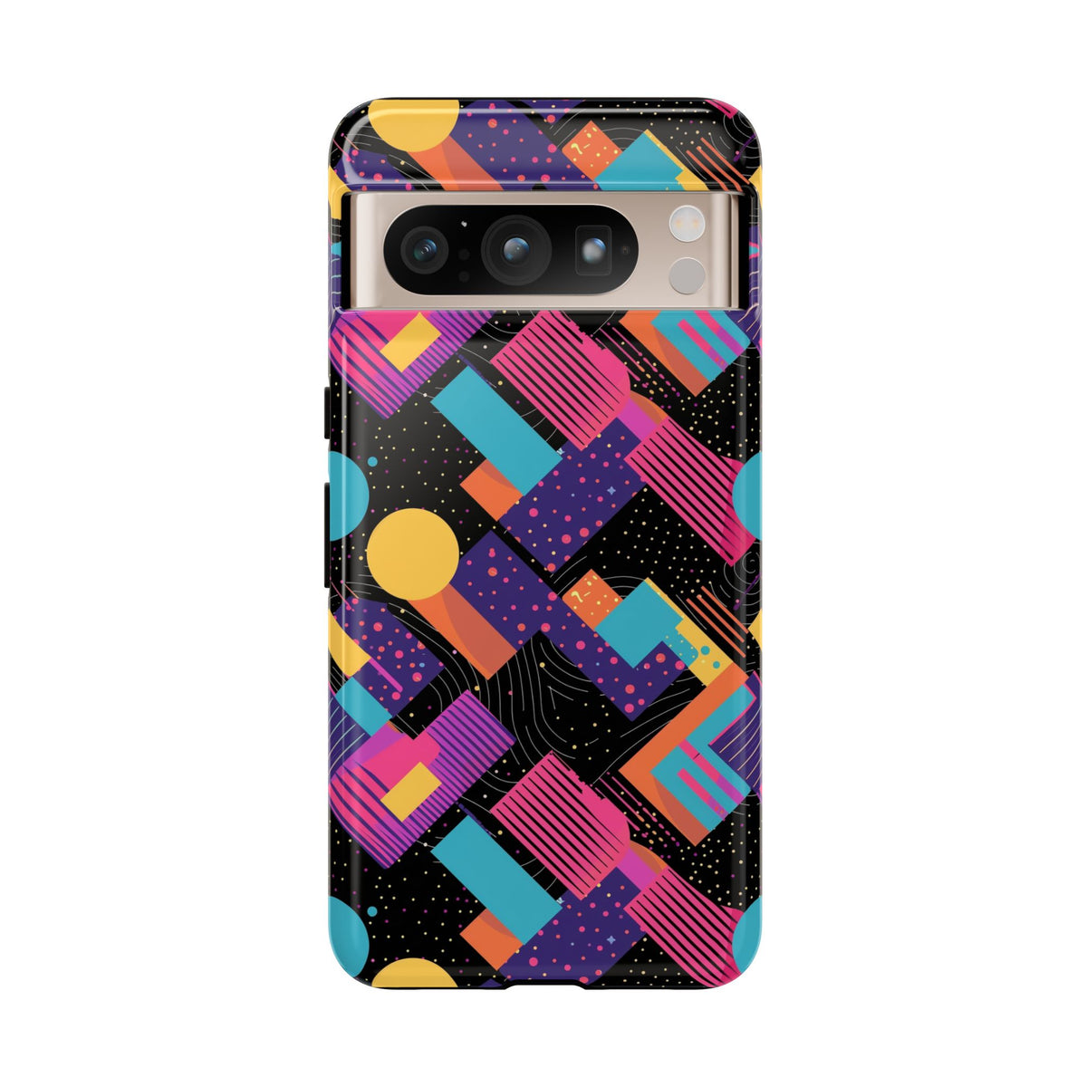 Retro 80s Seamless Phone Case – Vintage Style Meets Modern Protection 088