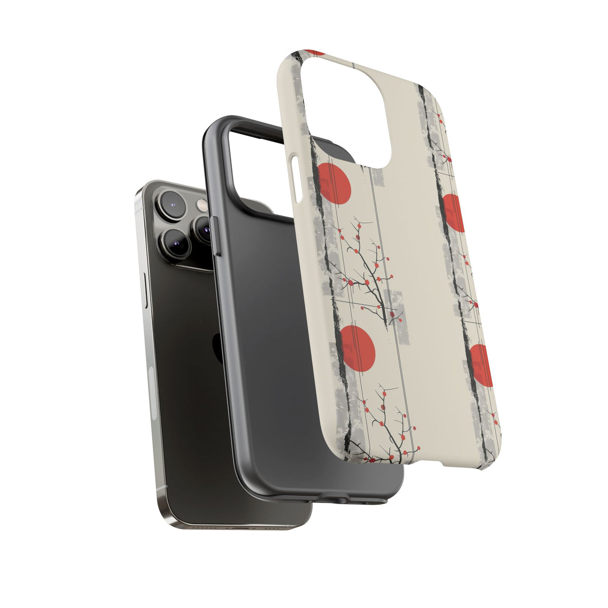 Japanese Pattern Phone Case – Elegant & Timeless Design for Your Phone 004