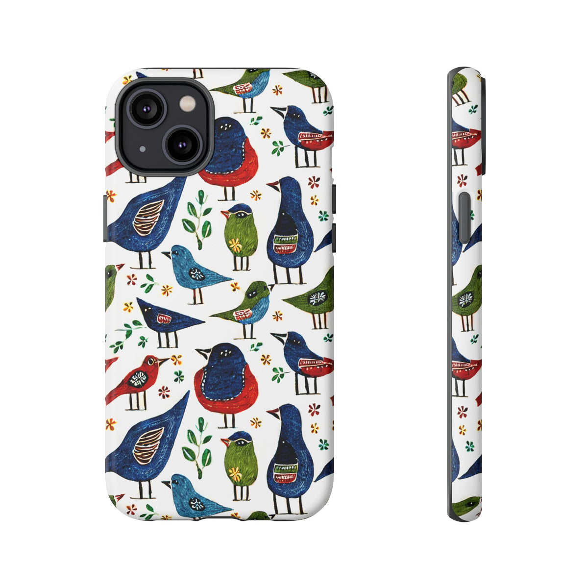 Birds Seamless Pattern Phone Case – Elegant and Timeless Avian Design 12