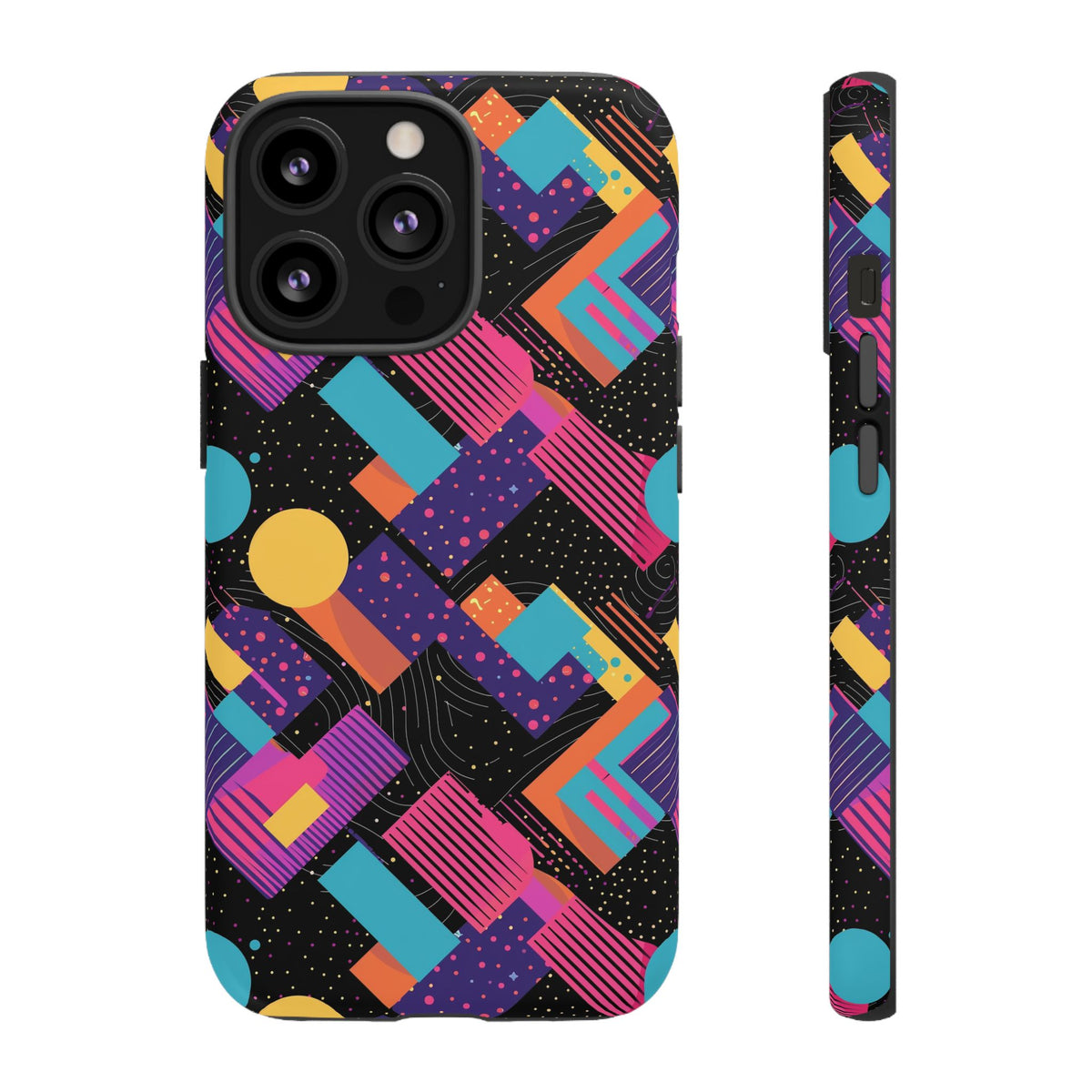 Retro 80s Seamless Phone Case – Vintage Style Meets Modern Protection 088