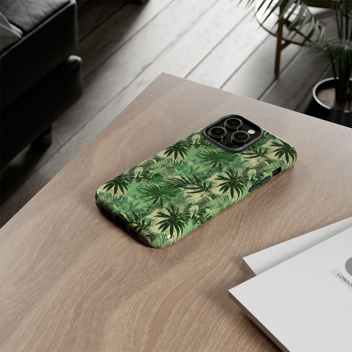 Jungle Pattern Phone Case – Exotic & Lush Design for Your Phone 336