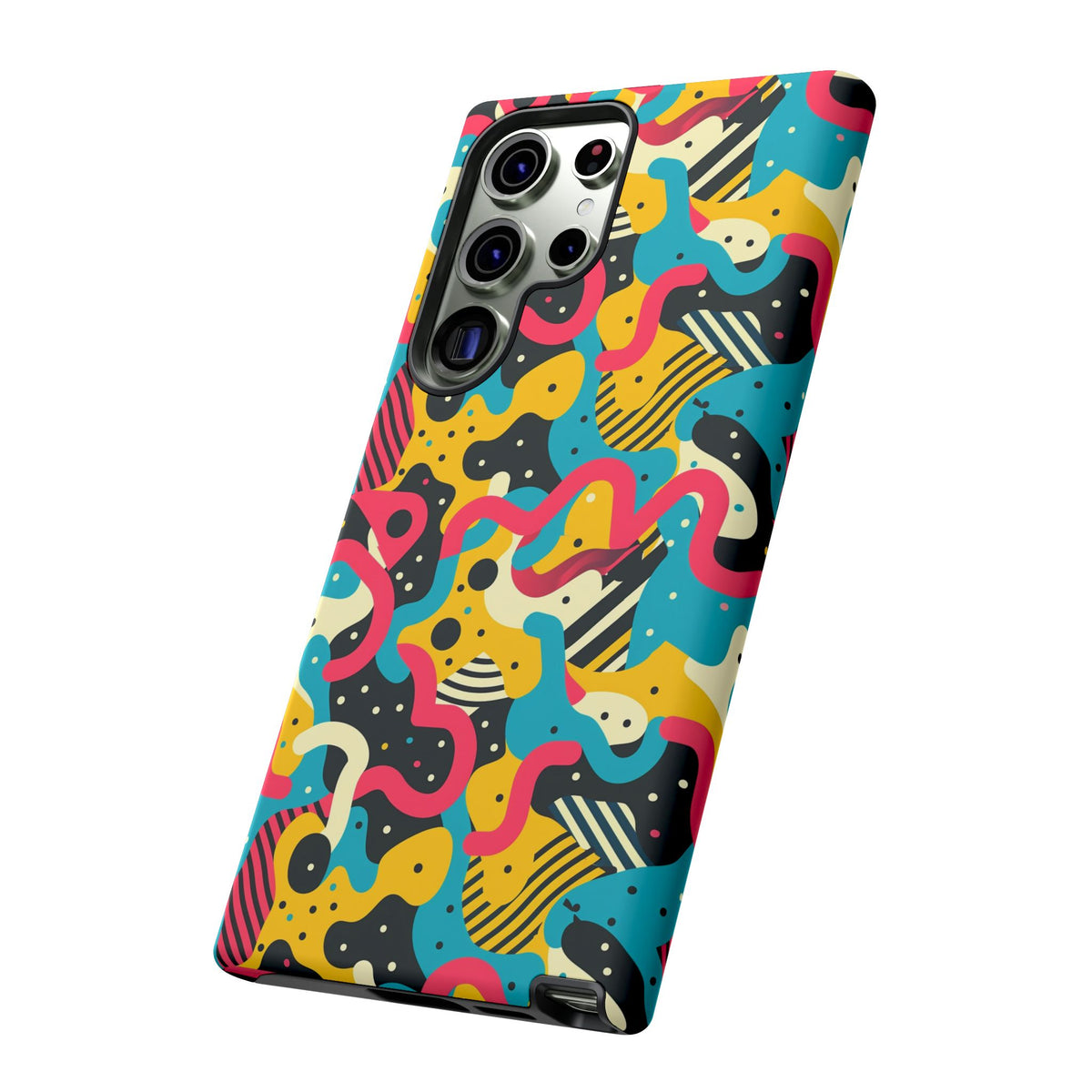 90s Themed Seamless Pattern Phone Case – Embrace Retro Style and Protection 238