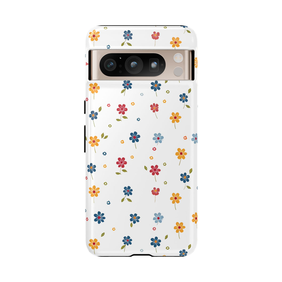 Wild Flowers Garden Stitch Phone Case – Nature-Inspired Floral Design