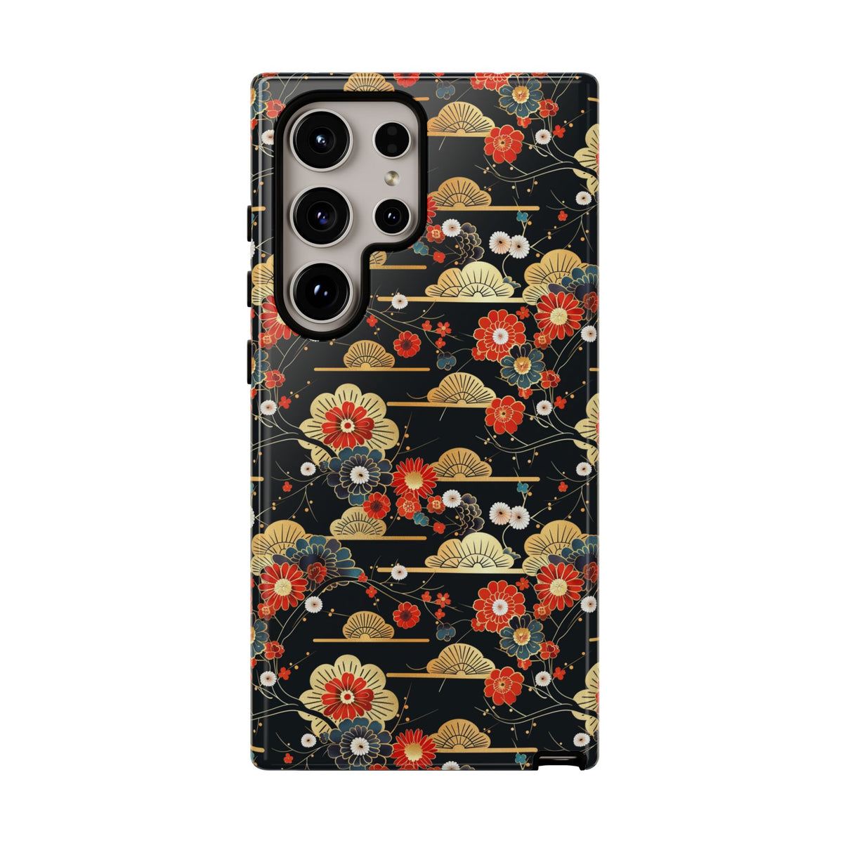 Japanese Pattern Phone Case – Elegant & Timeless Design for Your Phone 063